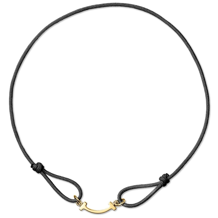 Tiffany Cord Bracelet 18k Yellow Gold Tiffany Blue